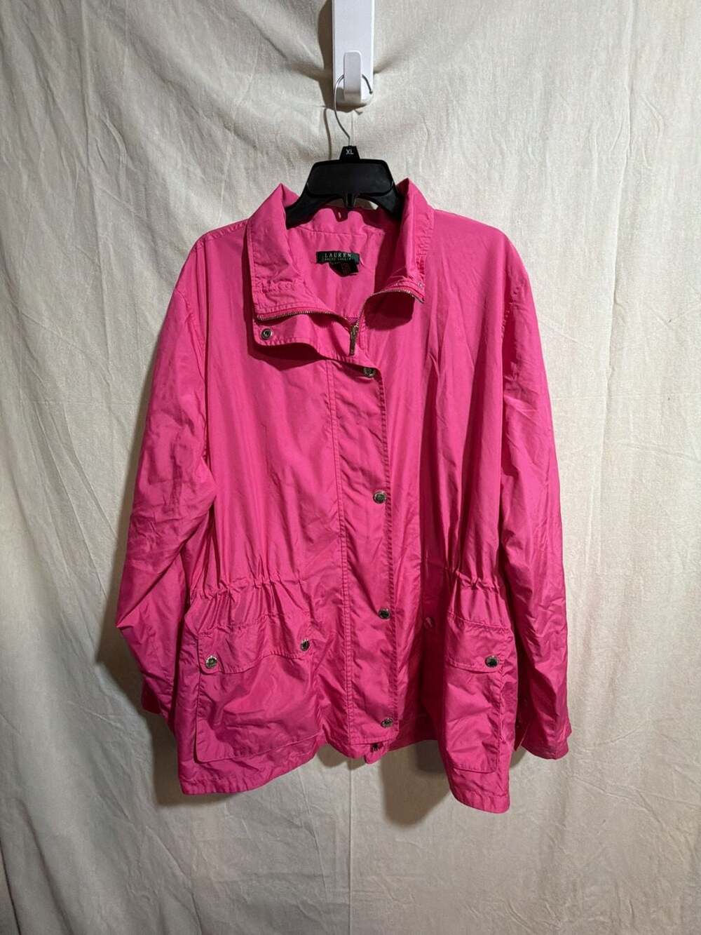 Lauren Ralph Lauren Pink Windbreaker Jacket Size 3X